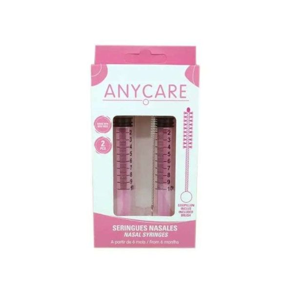 ANYCARE IRRIGATEUR NASAL 2 PIECES 10 ML 6 MOIS +