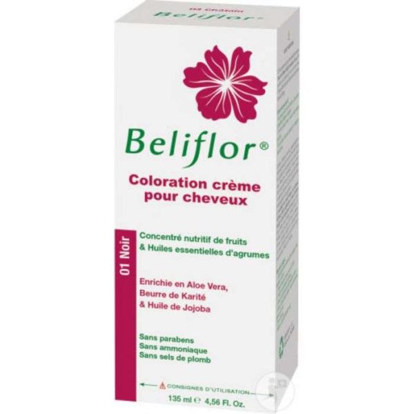 BELIFLOR COLORATION CHEVEUX 01 NOIR 135 ML