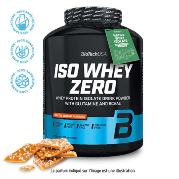 BIOTECHUSA ISO WHEY ZERO GOUT DE CARAMEL 2270 GRAMS
