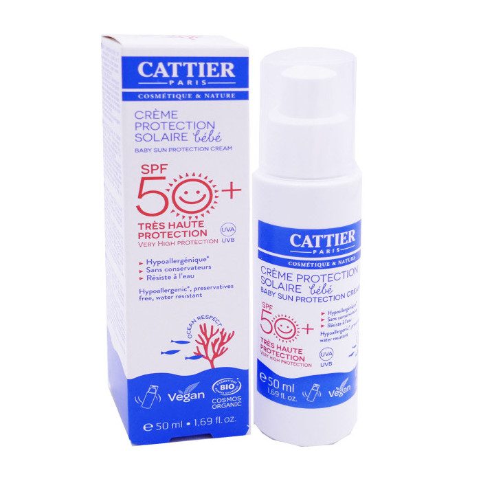 CATTIER CREME PROTECTION SOLAIRE BEBE SPF 50