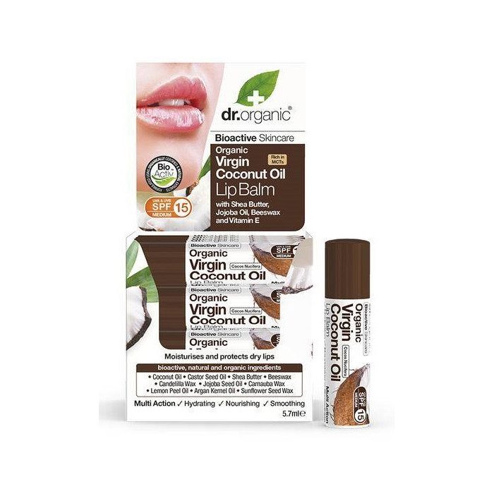 DR ORGANIC BAUME LEVRES AU COCO 5.7 ML