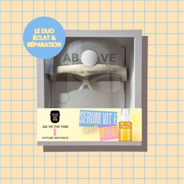 FACELAB OFFRE ABOVE THE TIME MASQUE FACIAL DE THERAPHY LED AVANCE + NATURE REPUBLIC SERUM VITAMINE E