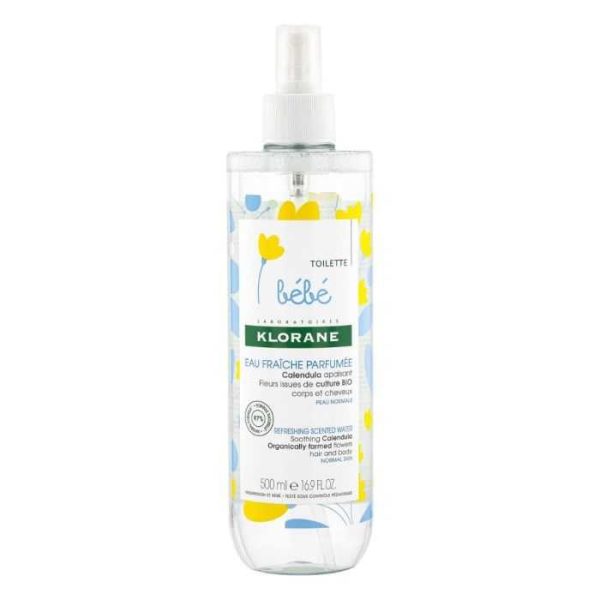 KLORANE BEBE EAU FRAICHE PARFUMEE AU CALENDULA 500 ML