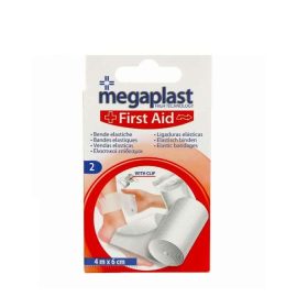 MEGAPLAST FIRST AID BANDES ELASTIQUES BOITE DE 2 4M*6M