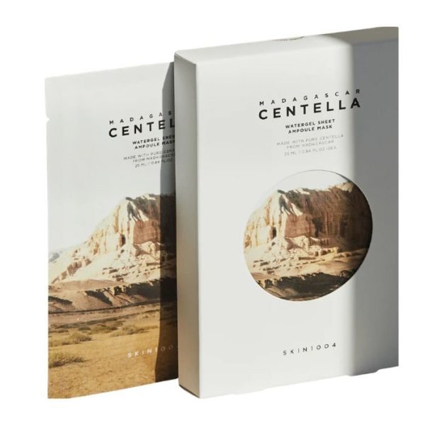 SKIN 1004 MADAGASCAR CENTELLA WATERGEL SHEET AMPOULE MASK 25ML PACK DE 5