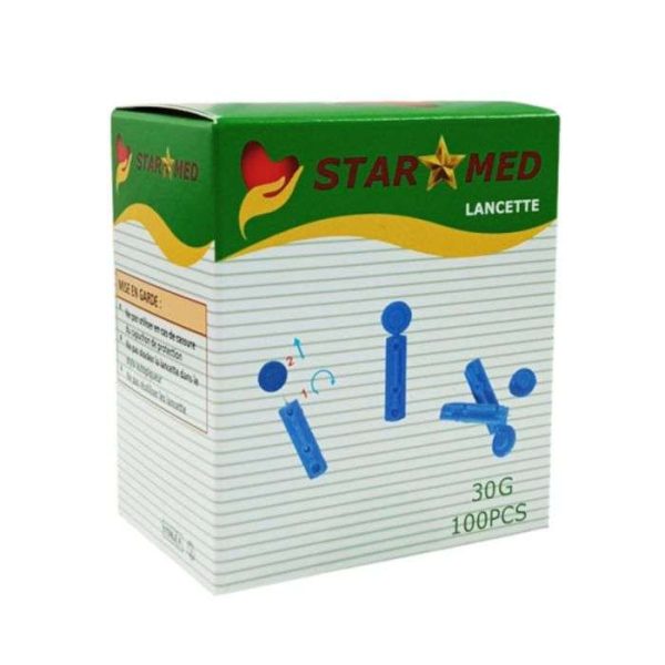 STARMED LANCETTE 100 PIECES