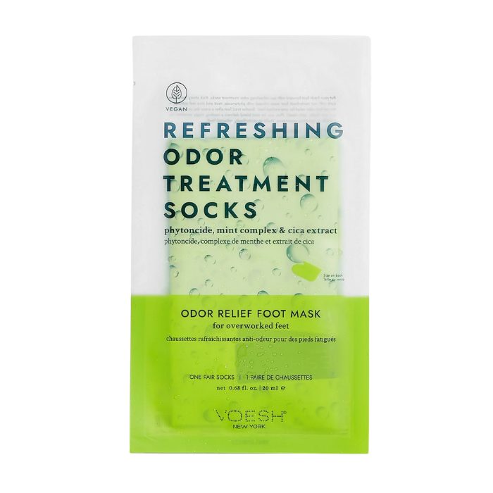 VOESH NEW YORK REFRESHING ODOR TREATMENT SOCKS RELIEF FOOT MASK 20 ML